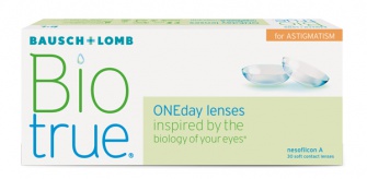 Biotrue 1 day for astigmatism 30 pack - Contactlenzen Online